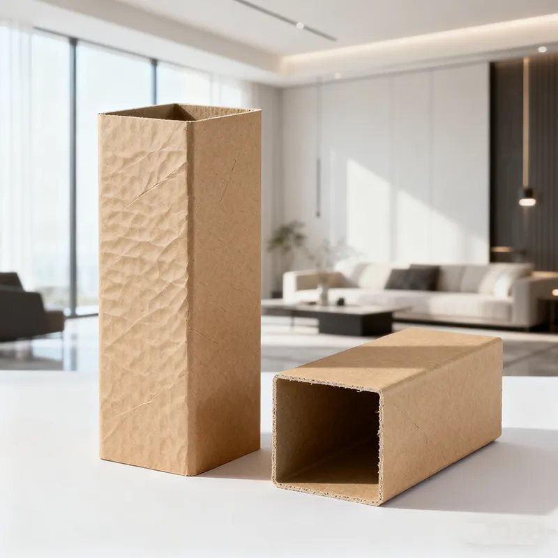 Екологични хартиени квадратни тръби